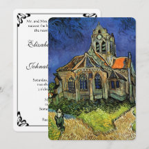 Church at Auvers by Vincent van Gogh Wedding