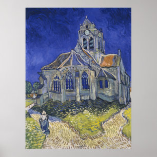 Church at Auvers Poster