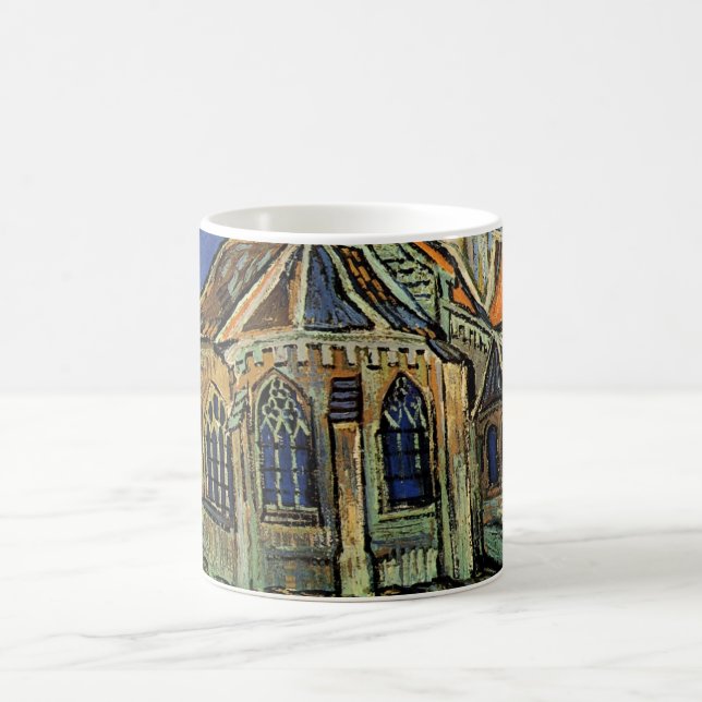 Church at Auvers-sur-Oise by Vincent van Gogh Coffee Mug (Center)
