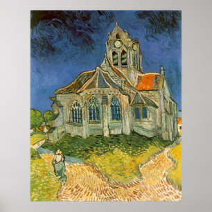 Church at Auvers sur Oise by Vincent van Gogh Poster