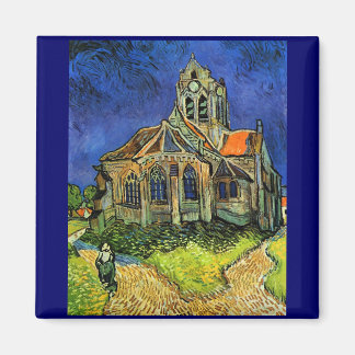 Church at Auvers Van Gogh Fine Art Magnet