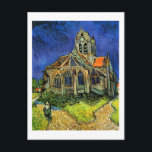 Church at Auvers Van Gogh Fine Art Postcard<br><div class="desc">Church at Auvers, Vincent van Gogh, Auvers-sur-Oise, June 1890. Oil on canvas, 94 x 74 cm. Paris Musee d'Orsay. Vincent Willem van Gogh (30 March 1853 – 29 July 1890) was a Dutch Post-Impressionist artist. Some of his paintings are now among the world's best known, most popular and expensive works...</div>