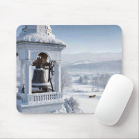 Church Bell Covered with Snow