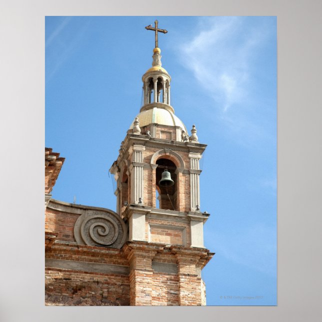 Church Bell Tower, Puerto Vallarta, Mexico Poster (Front)