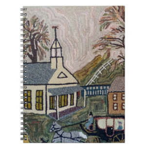 Church Blank Book - Rug Hooking Project Detail