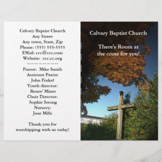 Church Bulletin, Customize