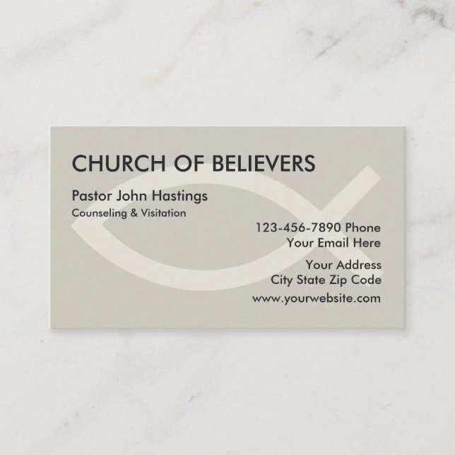Church Business Cards (Front)