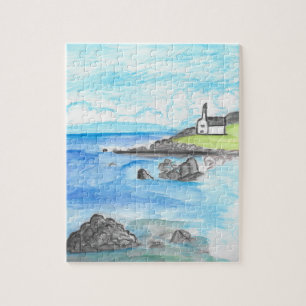 Church by the sea jigsaw puzzle