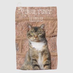 Church Cat Golf Towel