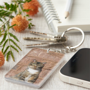 Church Cat Keychain