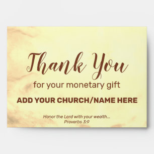 Church Charity Offering Donations Collections Cash Envelope
