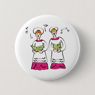 Church Choir 2 Inch Round Button