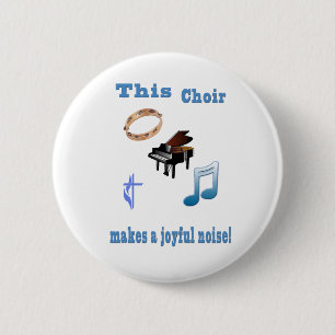 Church choir 2 inch round button