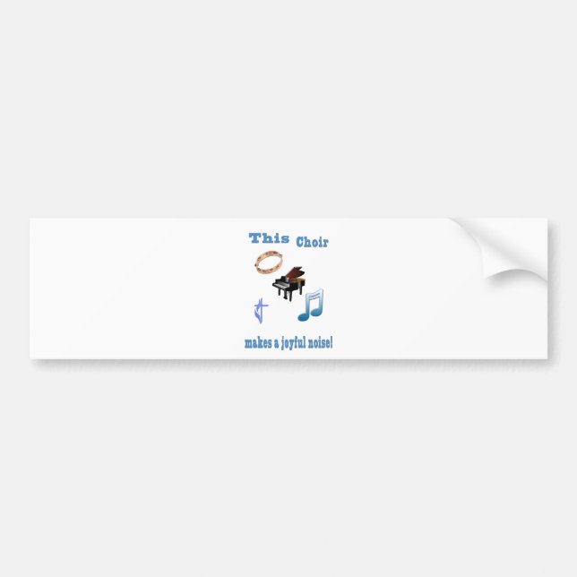 Church choir bumper sticker (Front)