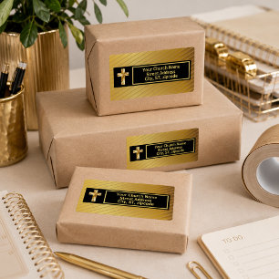 Church Classy Gold And Black Shipping Bibles