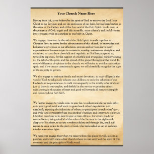 Church Covenant Poster