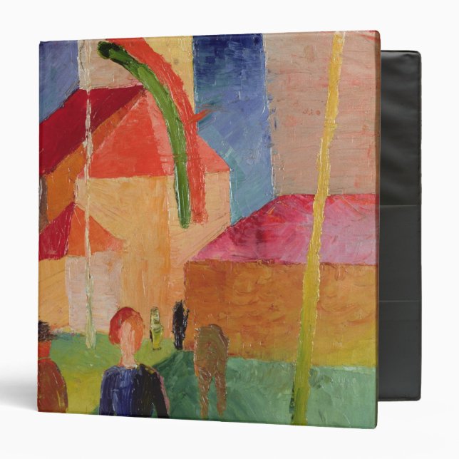 Church Decorated with Flags Binder (Front/Inside)