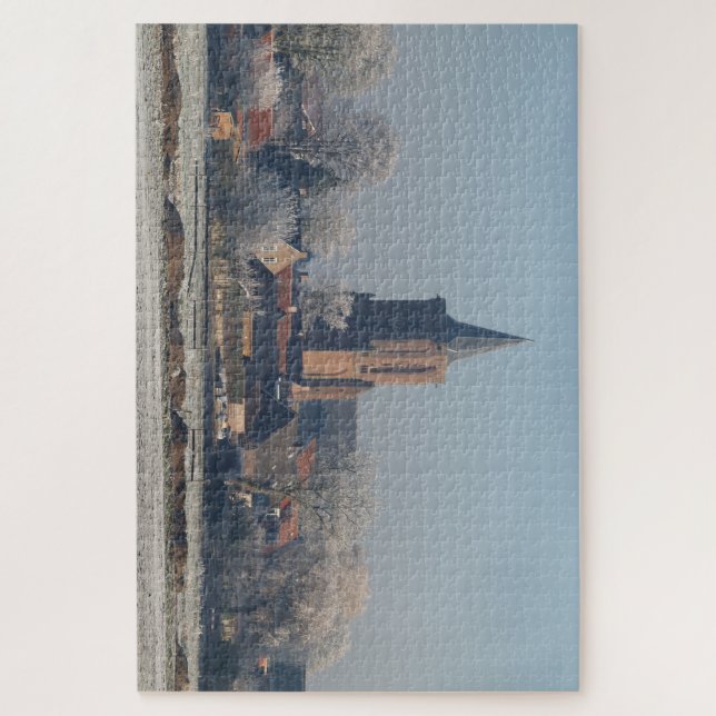 Church Dutch village, Jigsaw Puzzle (Vertical)
