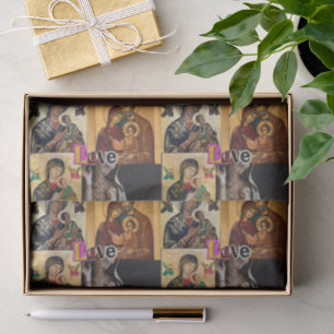 Church Events Christmas Mother Mary Jesus Joseph  Tissue Paper