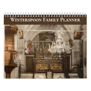 Church Family Planner Sacred Holy Land Sites Calendar