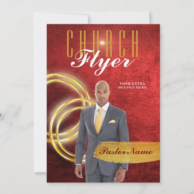 church flyer design template (Front)