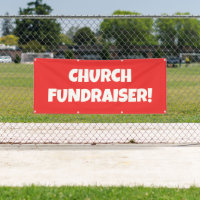 Church Fundraiser Banner