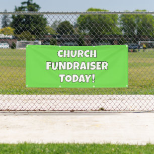 Church Fundraiser Today Banner