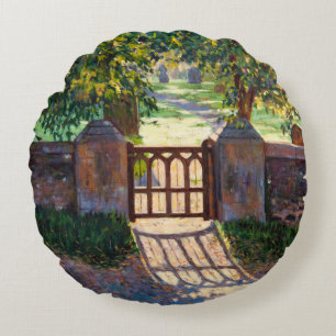 Church Gate 2012 Round Pillow
