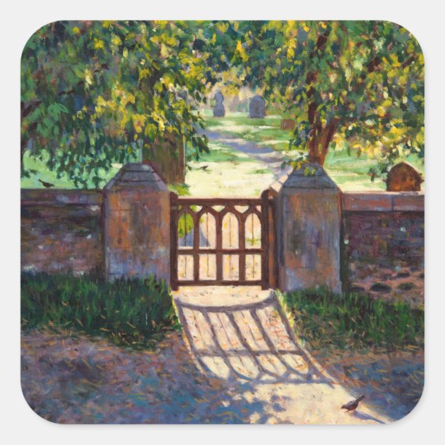 Church Gate 2012 Square Sticker (Front)
