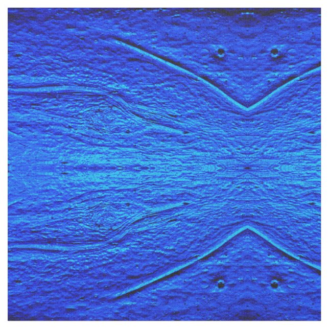 Church Glass In Blue Fabric (Close Up)