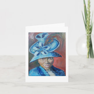 Church Hat Chey greeting card