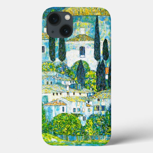 Church in Cassone Gustav Klimt Case-Mate iPhone Case (Back)
