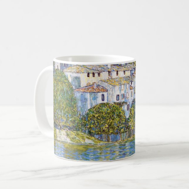 Church in Cassone, Gustav Klimt Coffee Mug (Front Left)