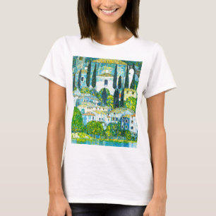 Church in Cassone Gustav Klimt T-Shirt