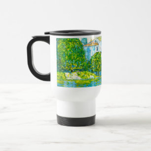 Church in Cassone Gustav Klimt Travel Mug