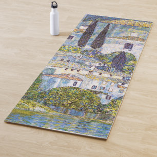 Church in Cassone, Gustav Klimt Yoga Mat