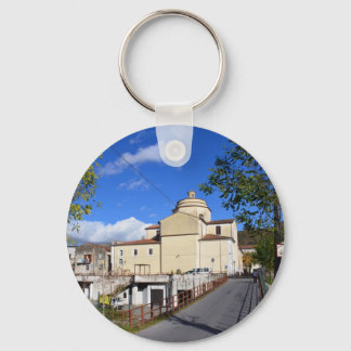 Church In Laino Borgo Keychain