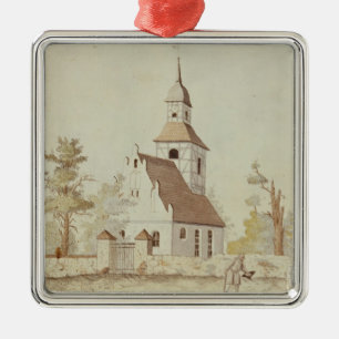 Church in Pankow, Berlin Metal Ornament