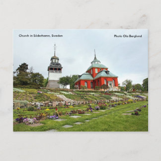 Church in Söderhamn, Sweden, Pho... Postcard