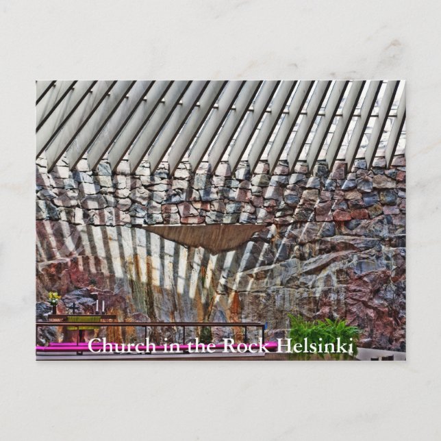 Church in the Rock Helsinki Postcard (Front)