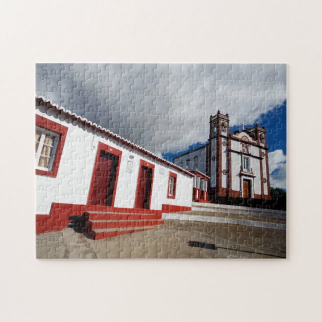 Church in Vila do Porto Jigsaw Puzzle (Horizontal)