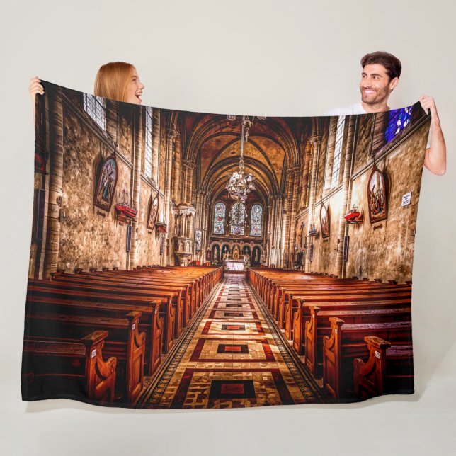 CHURCH INTERIOR FLEECE BLANKET (In Situ)