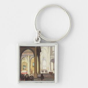 Church Interior Keychain