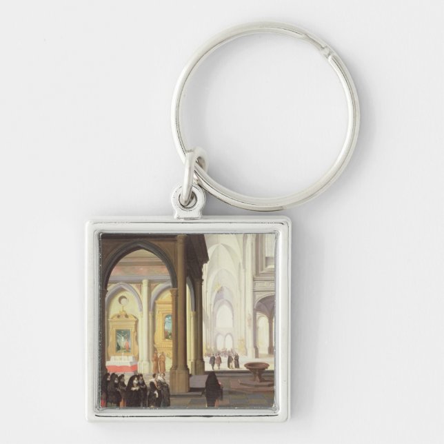Church Interior Keychain (Front)