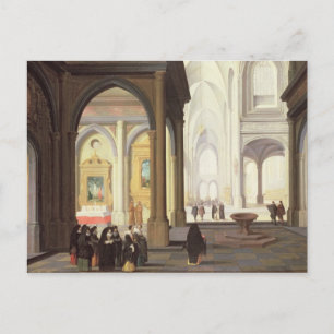 Church Interior Postcard