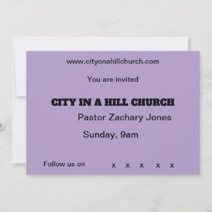 Church Invitation