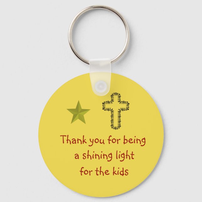Church leader thank you keychain (Front)