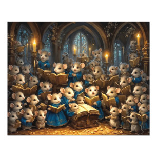 Church Mouse Choir Photo Print
