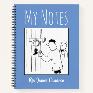 Church Notebook with Owner's Name