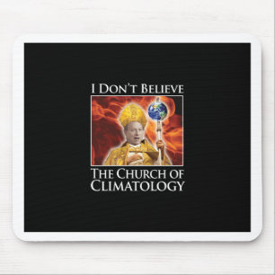 church_of_climatology_blk_stkr mouse pad